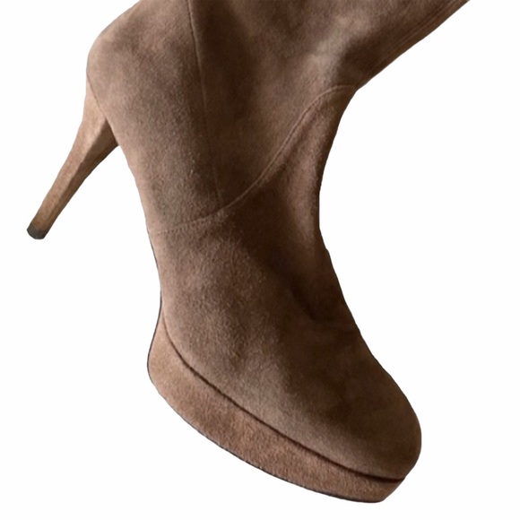 Stuart Weitzman ✦ Tall Suede Platform Heel Boot ✦ - Picture 2 of 11